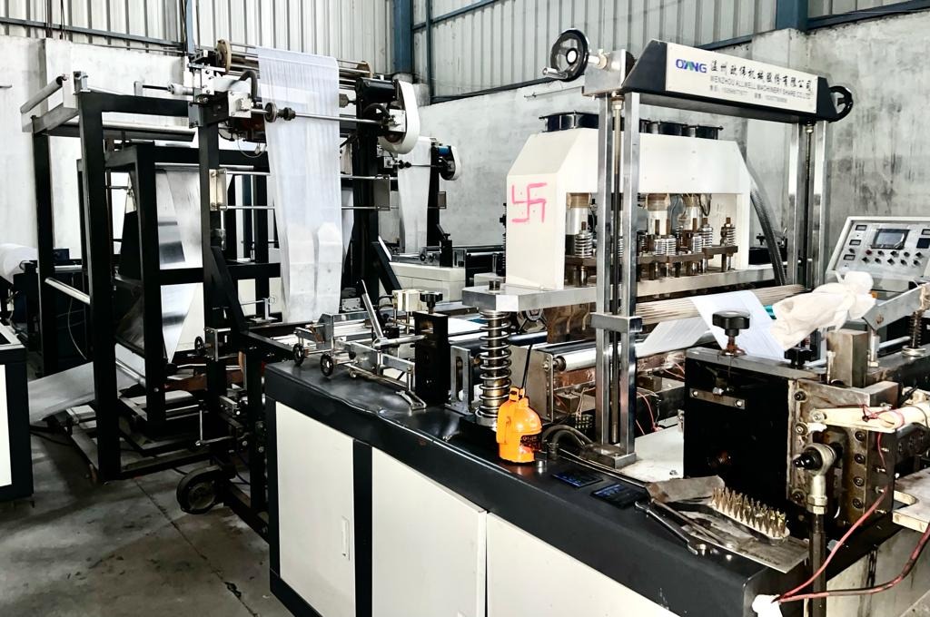 V.R Industries carry bag processing assembly line